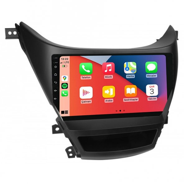 Maitech Hyundai Elantra 2012-2014 Carplay Androidauto Destekli Android Multimedia Navigasyon Sistemi