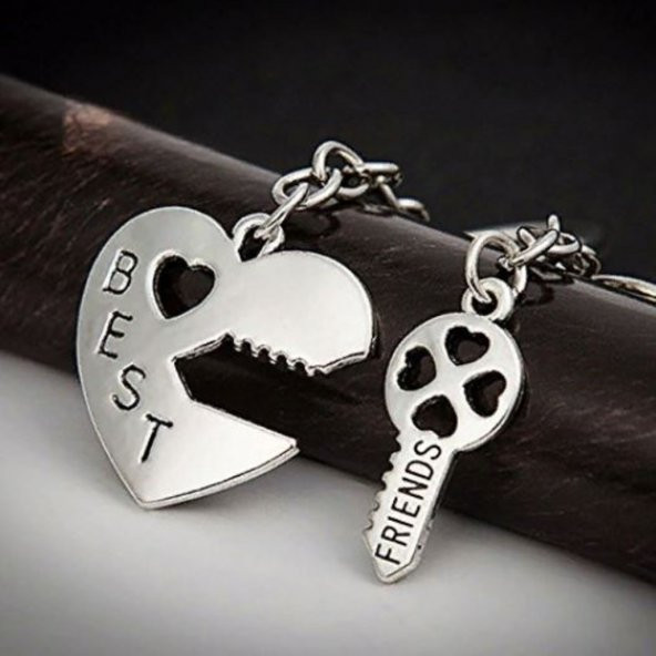 Turbosepet En Iyi Arkadaşım Kolye Best Friends Gümüş Kaplama Tasarım Kolye - 3