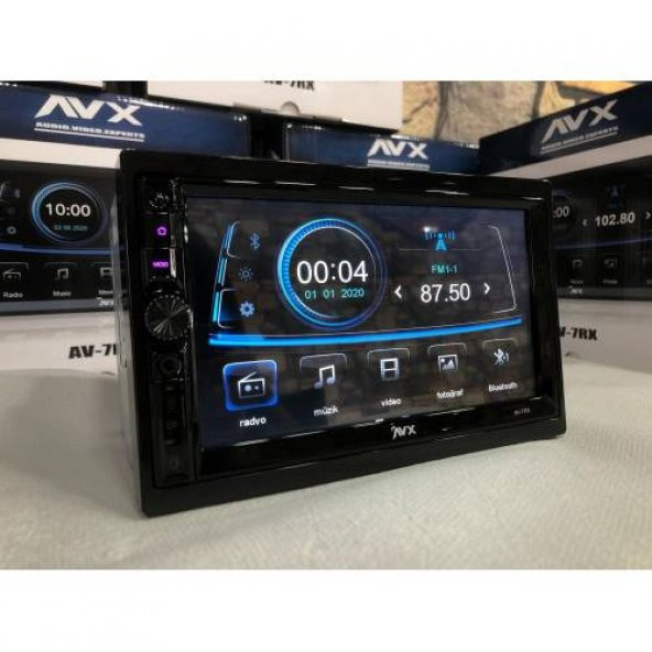 Avx AV7RX Efsane Seri Çift Usb Bluetooth/USB/Aux/SD/Mirrorlink Özellikli Oto Double Din Teyp