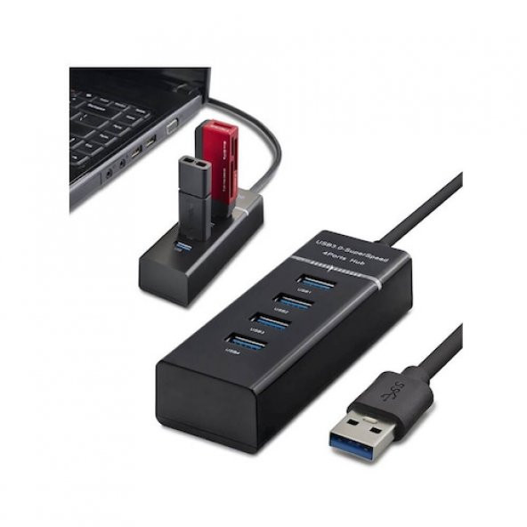 4 Port Usb 3.0 Hub - Usb Çoklayıcı 5Gbps Chipli Versiyon (552904355) - 2