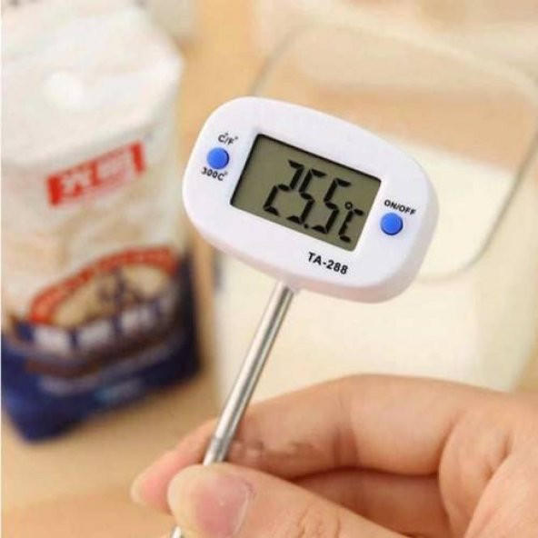 Mutfak Termometresi Süt Mama Gıda Termometresi Dijital Termometre - 2