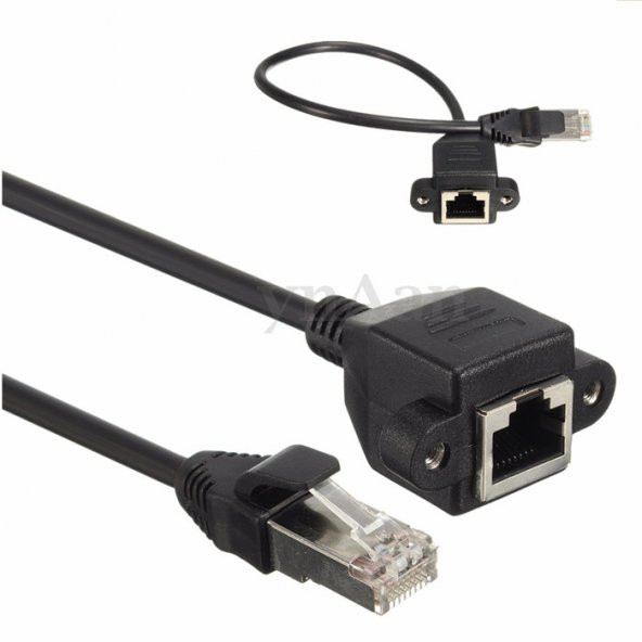 Rj45 Cat6 Cat 5 Vidalı Priz Tipi Panel Korumalı Ethernet Lan Netw - 1