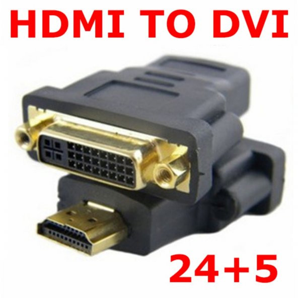 Turbosepet Hdmi Erkek Dvi Dişi Dönüştürücü Hdmi Dvi 24+5 Kablo Çevirici 552903409