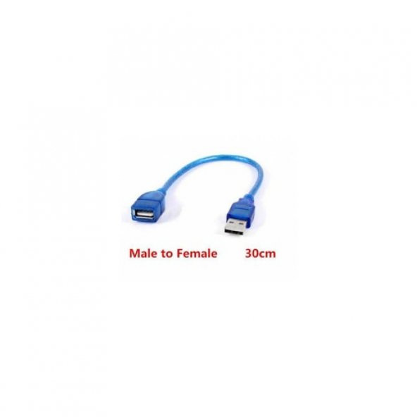 Usb Ara Kablo 30 Cm Erkek Dişi Usb Uzatma Kablosu Kısa Uzatma (552903342)