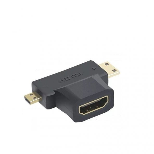 Hdmi To Mini Hdmi Ve Micro Hdmi Çevirici Adaptör Mini Micro Hdmi 552902755