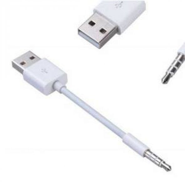 Apple İpod Shuffle Şarj Data Kablosu 3. 4. 5. Nesil Uyumlu Kablo - 1