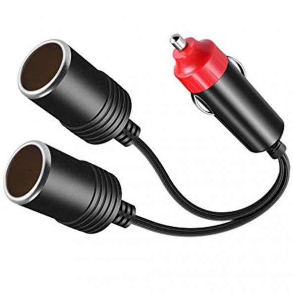 Araç Oto Çakmak Oto Çakmaklık Çoğaltıcı 2 Port Çoklayıcı Kablolu (552902385) ürün görseli