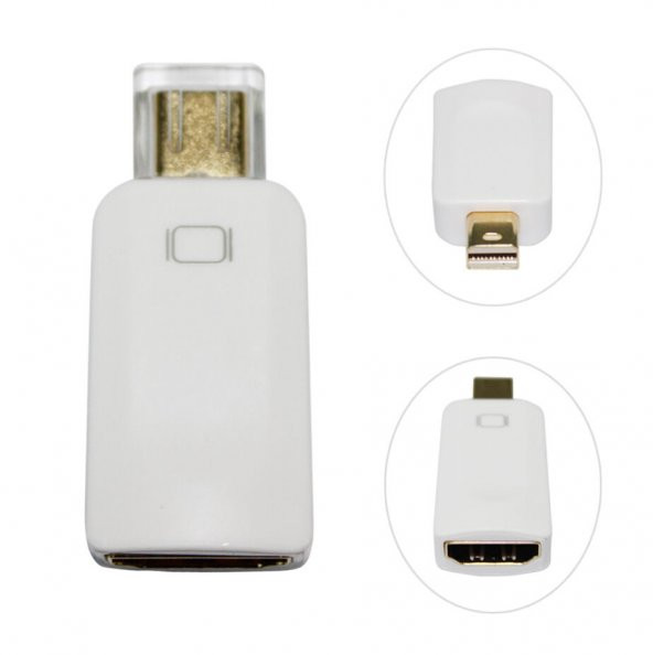 Macbook Mini Display Port To Hdmi Minik Adaptor - Resim 2
