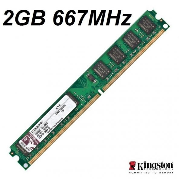 Kingston 2Gb Ddr2 667 Mhz Ram Masaüstü Pc Ram Faturalı Garantili 552902218