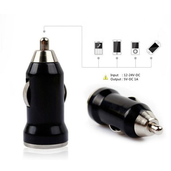 Araba Oto Çakmaklık Usb Araç Şarj Cihazı 5V 1A Navigasyon Mp3 Mp4 N11.83 - 3
