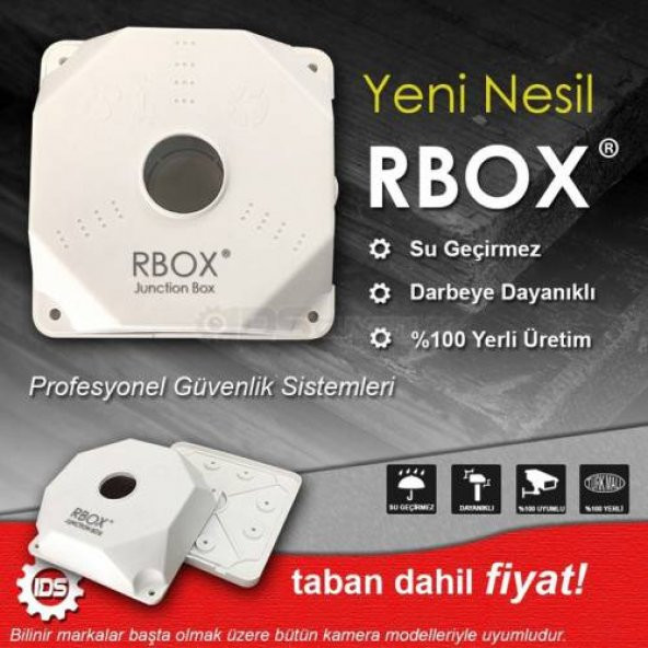Kamera Montaj Buatı Ve Kapağı Rbox Buat Alt Taban Kapak 5 Adet