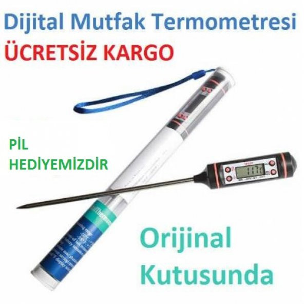 Süt Mama Termometresi Dijital Mutfak Gıda Et Barbekü Termometresi N11.915 - 2