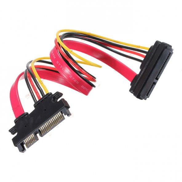 7+15 22 Pin Sata Data Power Uzatma Kablosu - 50Cm
