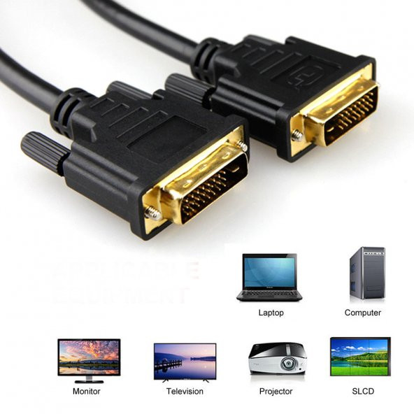 Dvi To Dvi Kablo 24+1 Dvi Kablosu 1.8M - 2