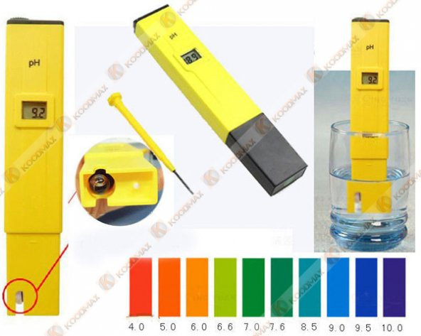 Ph Su Asit Kalite Ölçüm Ölçer Test Aleti Metre - 2 Adet Kalibrasyon - Resim 2