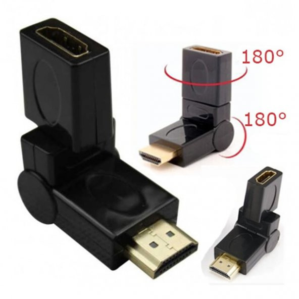 180 Derece Hdmi Ara Çevirici Adaptör Uzatma 552690231