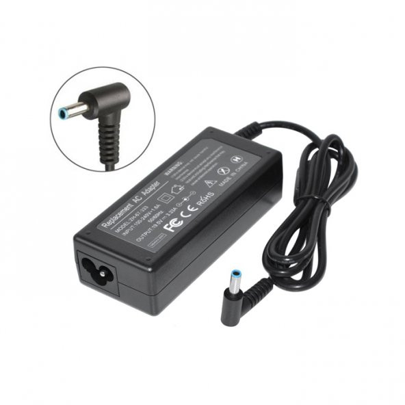 Koodmax Hp Envy 4 6 14 19.5V 3.33A Mavi Uç Notebook Adaptör Şarj Aleti