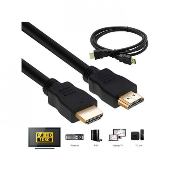 50 Cm Kısa Hdmi Kablo Uydu Alıcısı Ps3 Full Hd 3D Destekli