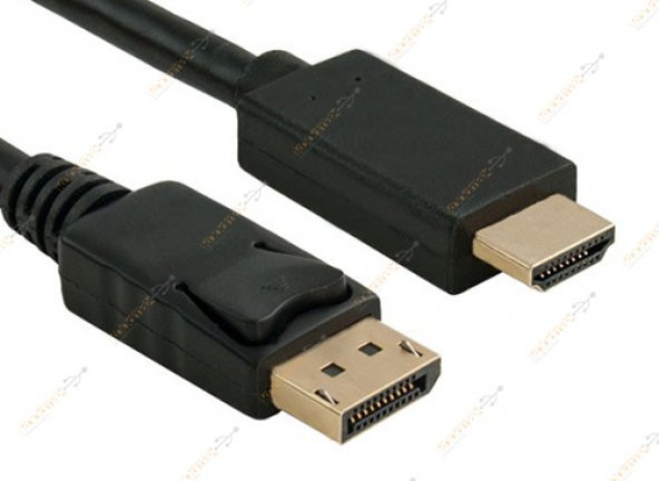 3M Metre Displayport To Hdmi Kablo - Ses Görüntü Çevirici Kablo - 2
