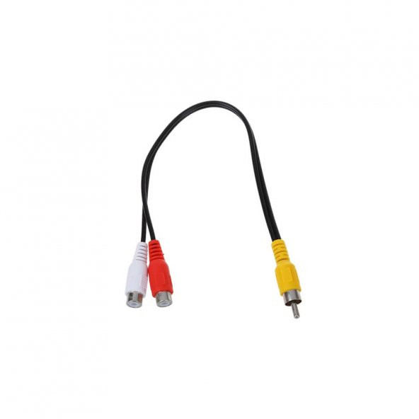 Anfi Y Kablo 1 Erkek Rca To 2 Dişi Rca Lale Kablo - 3