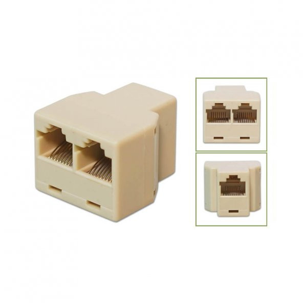 2 Li Rj11 Telefon Hat Dağıtıcı Çoklayıcı - 7