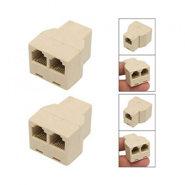 2 Li Rj11 Telefon Hat Dağıtıcı Çoklayıcı - 8