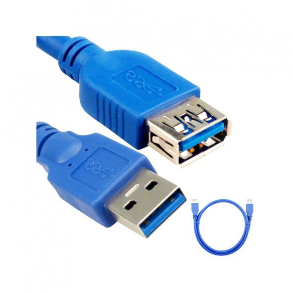 Usb 3.0 Uzatma Kablosu Hdd Harddisk Bağlantı Kablosu 30Cm - Resim 5