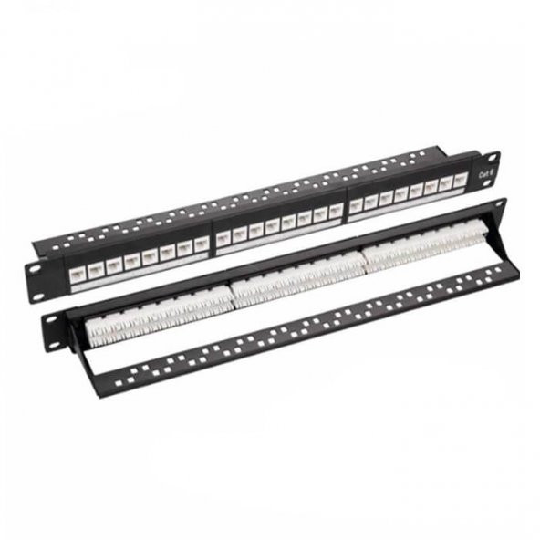24 Port Cat6 Utp Patch Panel Dolu - Resim 2