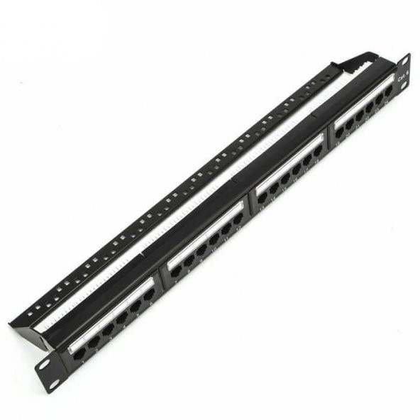 24 Port Cat6 Utp Patch Panel Dolu - Resim 3