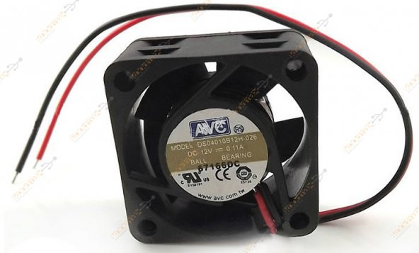 12V 4Cm 2 Pin 40X40X20Mm Kasa Fanı Sessiz Fan - 4