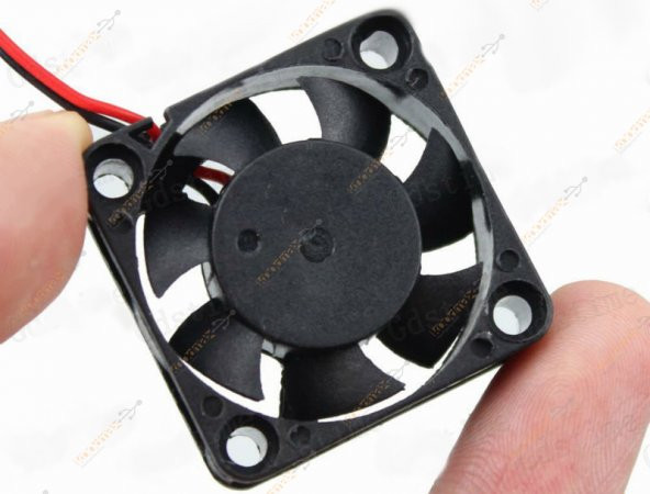 12V 4Cm 2 Pin 40X40X20Mm Kasa Fanı Sessiz Fan - 6