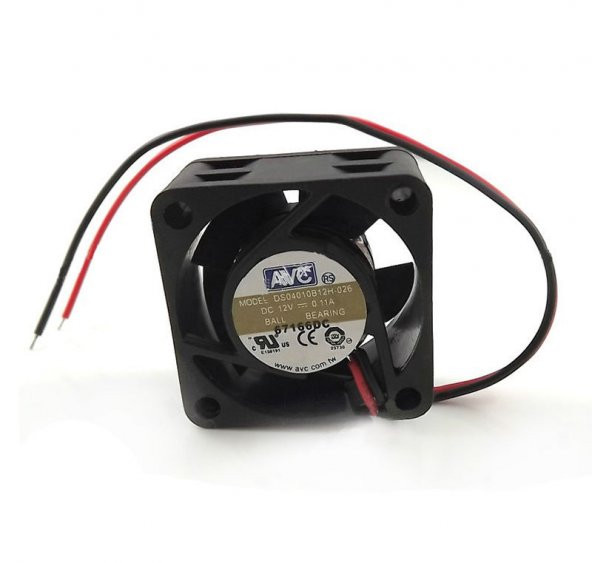 12V 4Cm 2 Pin 40X40X20Mm Kasa Fanı Sessiz Fan - 8