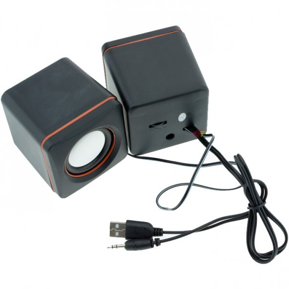 Usb Kablolu Hoparlör 1+1 Usb Speaker - 3