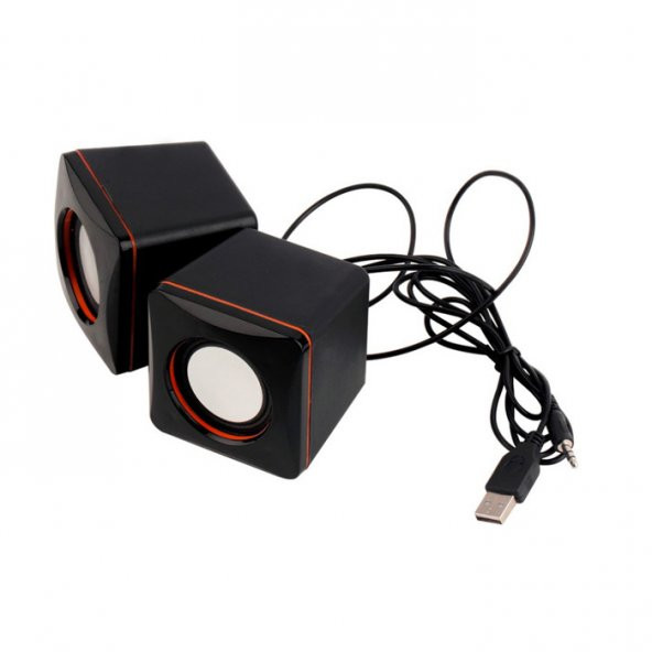 Usb Kablolu Hoparlör 1+1 Usb Speaker - 5