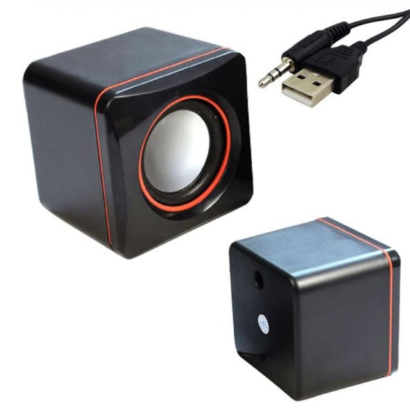 Hoparlör Bilgisayar Pc Tablet Speaker Notebook 1+1 Ses Sistemi - 2