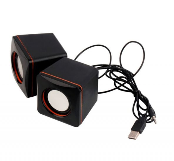 Hoparlör Bilgisayar Pc Tablet Speaker Notebook 1+1 Ses Sistemi - 3