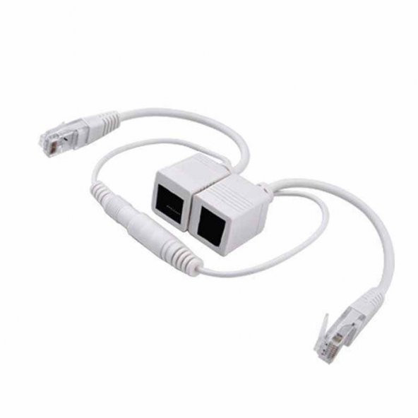 Ip Kamera Kablosu Poe Kablo 1 Set 2 Parça Ip Kameralar İçin - 3