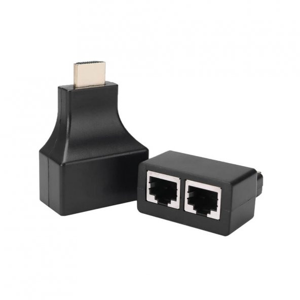 Wozlo Hdmi Extender RJ45 Cat5e CAT6 Kablo 30 M - Resim 2
