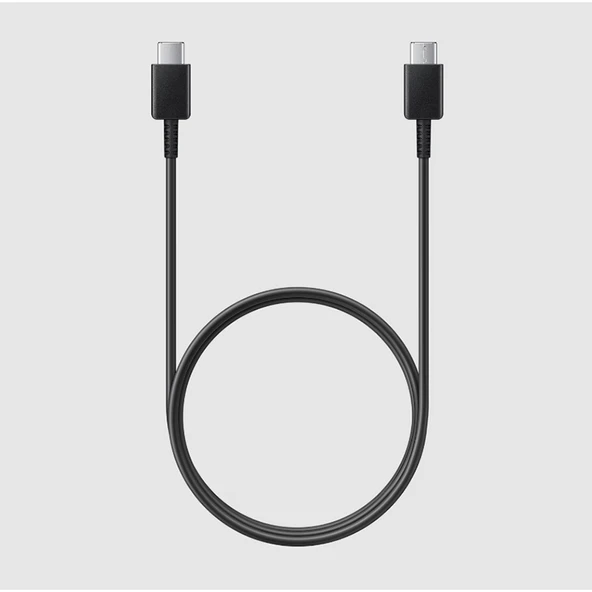 Samsung EP-DA705BBEGWW Type C ( C to C) Siyah Şarj Kablosu Orjinal