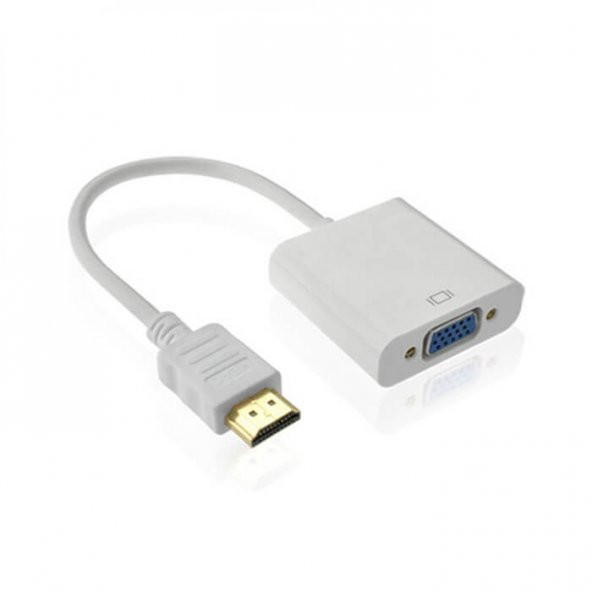 Hdmi To Vga Çevirici Kablo-Hdmı Vga Projeksiyon Notebok Pc Uyumlu - 10
