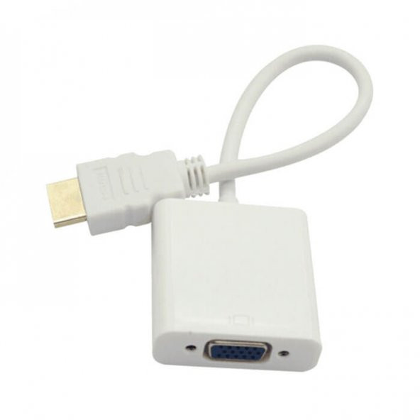 Hdmi To Vga Çevirici Kablo-Hdmı Vga Projeksiyon Notebok Pc Uyumlu - 11