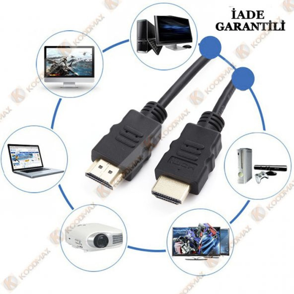 3M Metre Hdmi Kablo Görüntü Ses Full Hd 3D Hdmi To Hdmi Kablo - 7