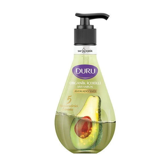 Duru Organik İçerikli Sıvı Sabun 500Ml,Avokado