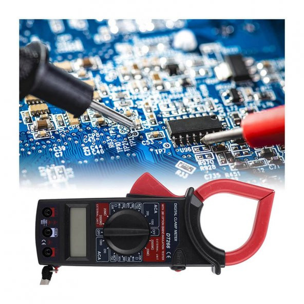Pens Ampermetre Dt266 Dijital Ekranlı Dt-266 Pensampermetre - Resim 5