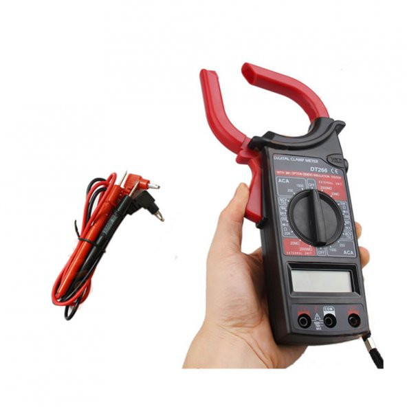 Pens Ampermetre Dt266 Dijital Ekranlı Dt-266 Pensampermetre - Resim 9