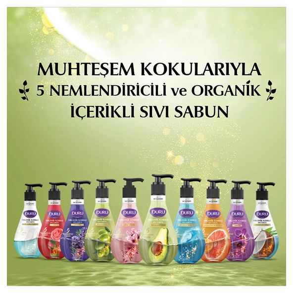 Duru Organik İçerikli Sıvı Sabun 500Ml,Avokado - 3