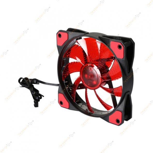 12Cm Soğutucu Kasa Fanı 15 Ledli Performans Kasa Fanı 12 Cm ürün görseli