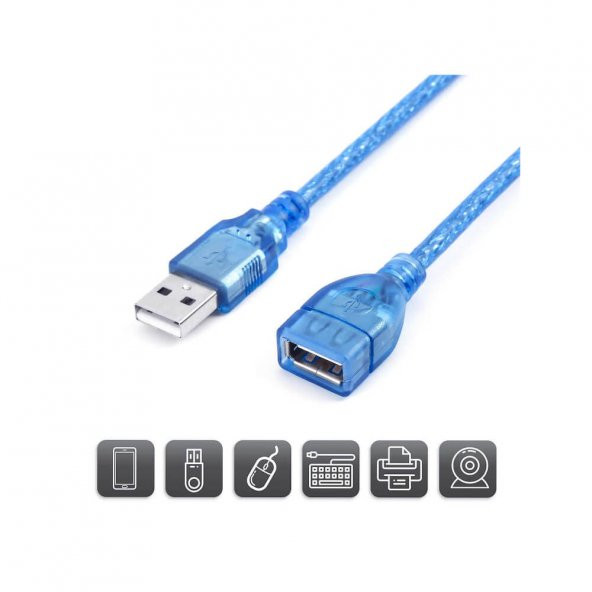 1.8M Usb 2.0 Yazıcı Uzatma Kablosu Lazer Uyumlu - 6