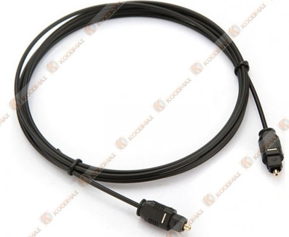 Fiber Optik Ses Kablosu Altın Uç 1 Metre Od:2.2 - 2