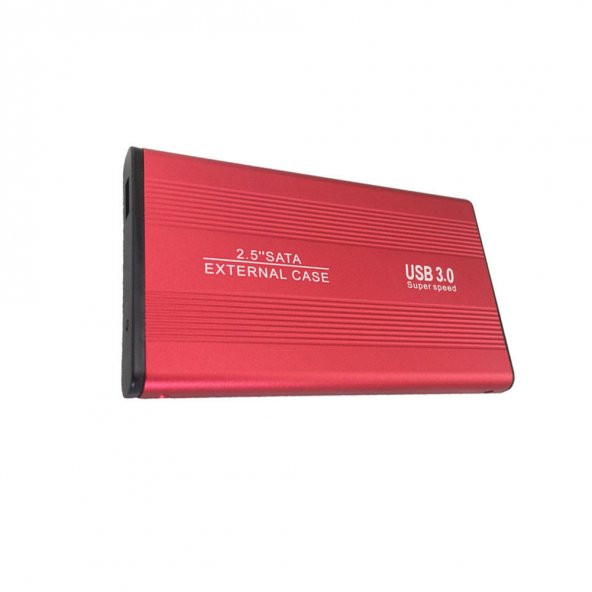 2.5 Hdd Kutusu Usb 3.0 Harici Harddisk Kutusu Kırmızı - 2